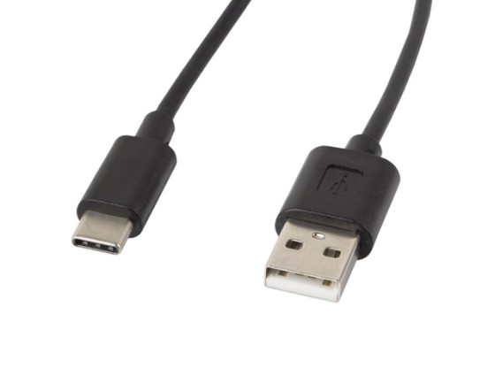 ΚΑΛΏΔΙΟ USB-C(M)-&gt;USB-A(M) 2.0 1.8M ΜΑΎΡΟ LANBERG
