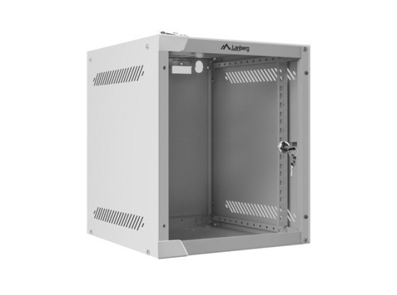 RACK CABINET 10" ΕΠΙΤΟΊΧΙΟ 6U/280X310 (FLAT PACK) ΜΕ ΓΥΆΛΙΝΗ ΠΌΡΤΑ ΓΚΡΙ LANBERG