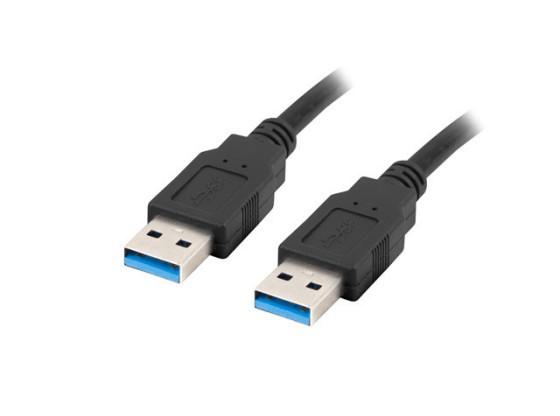 ΚΑΛΏΔΙΟ USB-A M/M 3.0 1.8M ΜΑΎΡΟ LANBERG