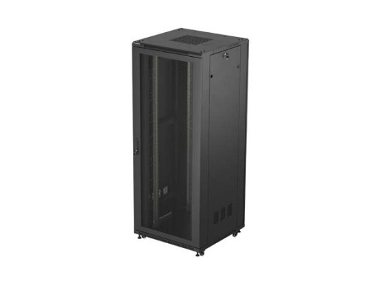 ΝΤΟΥΛΆΠΙ RACK 19" ΕΛΕΎΘΕΡΟ 42U/800X800 (ΕΠΊΠΕΔΗ ΣΥΣΚΕΥΑΣΊΑ) ΜΕ ΠΌΡΤΑ ΜΕ ΠΛΈΓΜΑ ΜΑΎΡΟ LANBERG