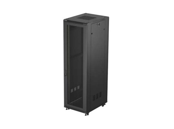 ΝΤΟΥΛΆΠΙ RACK 19" ΕΛΕΎΘΕΡΟ 42U/600X800 (ΕΠΊΠΕΔΗ ΣΥΣΚΕΥΑΣΊΑ) ΜΕ ΠΌΡΤΑ ΜΕ ΠΛΈΓΜΑ ΜΑΎΡΟ LANBERG