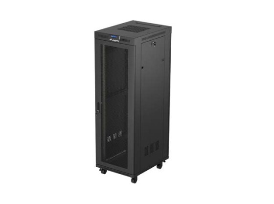 ΝΤΟΥΛΆΠΙ RACK 19" ΕΛΕΎΘΕΡΟ 37U/600X800 (ΕΠΊΠΕΔΗ ΣΥΣΚΕΥΑΣΊΑ) ΜΕ ΠΌΡΤΑ ΜΕ ΠΛΈΓΜΑ LCD ΜΑΎΡΟ LANBERG V2