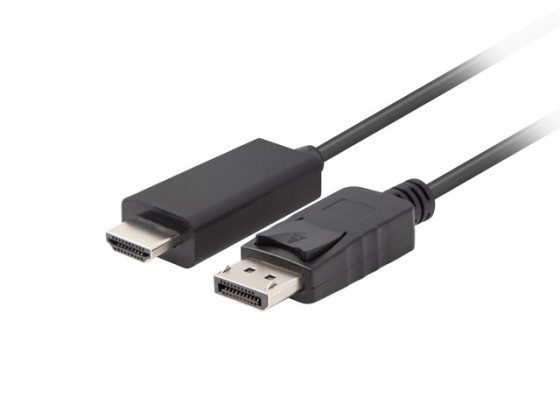 ΚΑΛΏΔΙΟ DISPLAYPORT(M) V1.1 ->HDMI(M) 5M ΜΑΎΡΟ LANBERG
