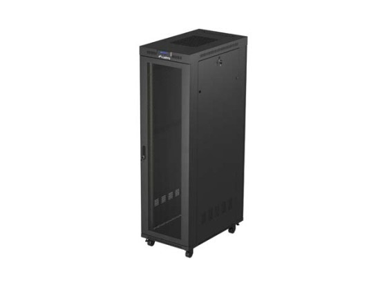 ΝΤΟΥΛΆΠΙ RACK 19" ΕΛΕΎΘΕΡΟ 42U/600X1000 (ΕΠΊΠΕΔΗ ΣΥΣΚΕΥΑΣΊΑ) ΜΕ ΠΌΡΤΑ ΜΕ ΠΛΈΓΜΑ LCD ΜΑΎΡΟ LANBERG V2