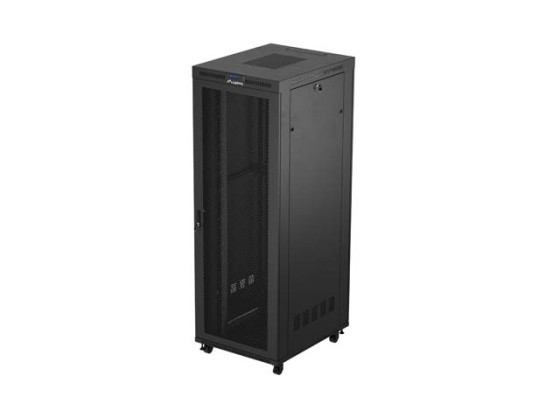 ΝΤΟΥΛΆΠΙ RACK 19" ΕΛΕΎΘΕΡΟ 47U/800X1000 (ΕΠΊΠΕΔΗ ΣΥΣΚΕΥΑΣΊΑ) ΜΕ ΠΌΡΤΑ ΜΕ ΠΛΈΓΜΑ LCD ΜΑΎΡΟ LANBERG V2