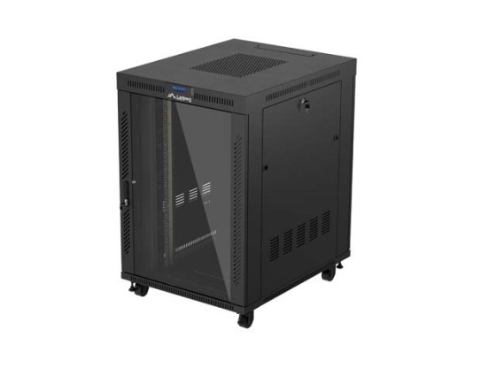 ΕΡΜΆΡΙΟ ΕΓΚΑΤΆΣΤΑΣΗΣ RACKMOUNT 19" 22U 800X1000 ΜΑΎΡΗ ΓΥΆΛΙΝΗ ΠΌΡΤΑ LCD LANBERG (ΕΠΊΠΕΔΗ ΣΥΣΚΕΥΑΣΊΑ) V2