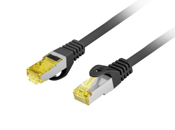 PATCHCORD CAT.6A S/FTP LSZH CU 3M ΜΑΎΡΟ FLUKE ΠΈΡΑΣΕ LANBERG