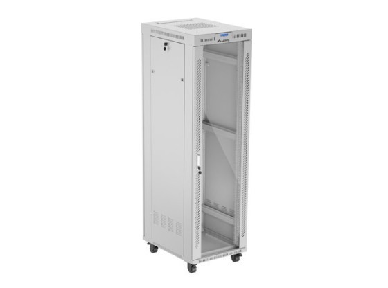 RACK ΕΓΚΑΤΆΣΤΑΣΗΣ 19" 42U 600X800 ΓΚΡΙ ΓΥΆΛΙΝΗ ΠΌΡΤΑ LCD LANBERG (ΕΠΊΠΕΔΗ ΣΥΣΚΕΥΑΣΊΑ) V2