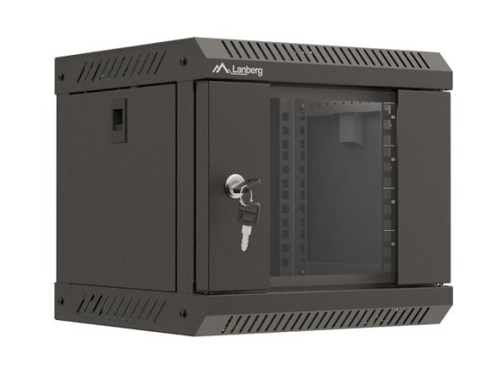 ΡΆΦΙ ΕΓΚΑΤΆΣΤΑΣΗΣ 10" 4U 300X300 ΜΑΎΡΗ ΓΥΆΛΙΝΗ ΠΌΡΤΑ LANBERG (ΕΠΊΠΕΔΗ ΣΥΣΚΕΥΑΣΊΑ)