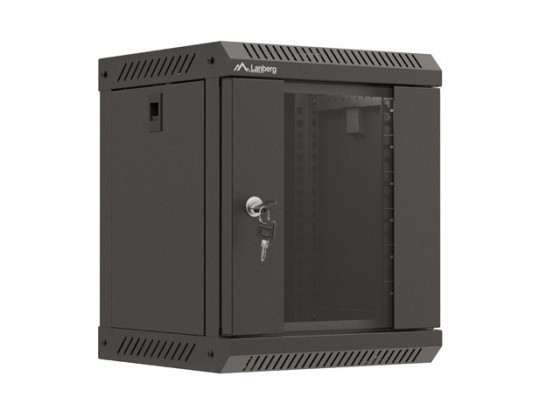 ΡΆΦΙ ΕΓΚΑΤΆΣΤΑΣΗΣ 10" 6U 300X300 ΜΑΎΡΟ ΜΕ ΓΥΆΛΙΝΗ ΠΌΡΤΑ LANBERG (ΕΠΊΠΕΔΗ ΣΥΣΚΕΥΑΣΊΑ)