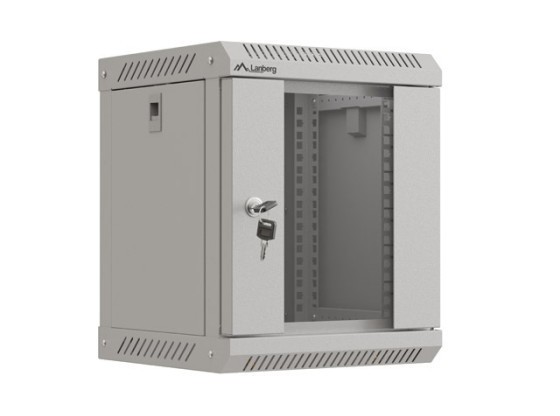 ΡΆΦΙ ΕΓΚΑΤΆΣΤΑΣΗΣ 10" 6U 300X300 ΓΚΡΙ ΓΥΆΛΙΝΗ ΠΌΡΤΑ LANBERG (ΕΠΊΠΕΔΗ ΣΥΣΚΕΥΑΣΊΑ)