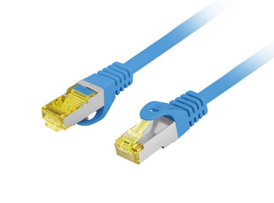 PATCHCORD CAT.6A S/FTP LSZH CU 15M ΜΠΛΕ FLUKE ΠΈΡΑΣΕ LANBERG