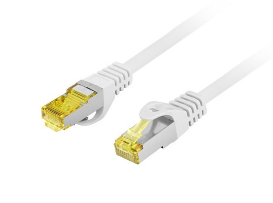 PATCHCORD CAT.6A S/FTP LSZH CU 20M ΓΚΡΙ FLUKE PASSED LANBERG