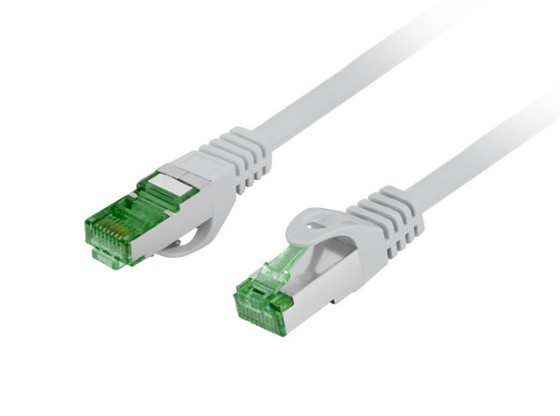PATCHCORD CAT.7 S/FTP LSZH CU 20M ΓΚΡΙ FLUKE ΠΈΡΑΣΕ LANBERG