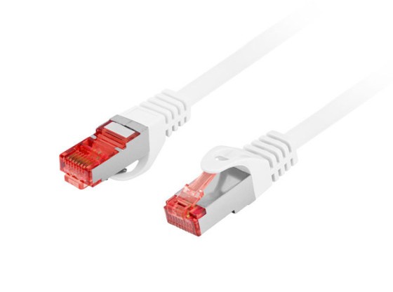 PATCHCORD CAT.6 S/FTP LSZH CU 10M ΛΕΥΚΌ FLUKE ΠΈΡΑΣΕ LANBERG
