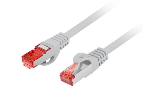 PATCHCORD CAT.6 S/FTP LSZH CU 20M ΓΚΡΙ FLUKE ΠΈΡΑΣΕ LANBERG