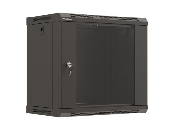 ΡΆΦΙ ΕΓΚΑΤΆΣΤΑΣΗΣ 19" 9U 540X350 ΜΑΎΡΗ ΓΥΆΛΙΝΗ ΠΌΡΤΑ LANBERG (ΕΠΊΠΕΔΗ ΣΥΣΚΕΥΑΣΊΑ)