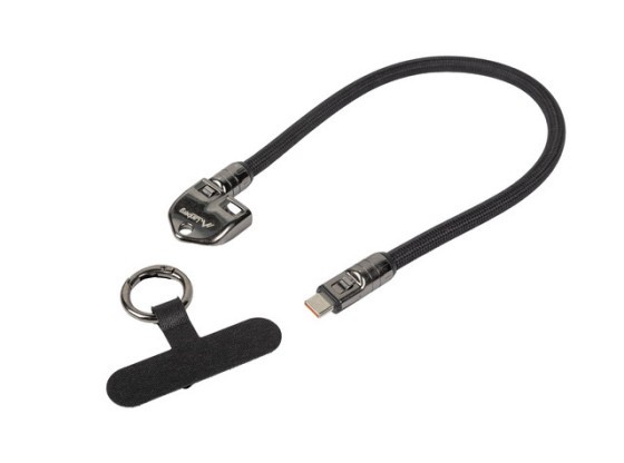ΚΑΛΏΔΙΟ USB-C M/M ΚΟΡΔΌΝΙ / ΜΕΝΤΑΓΙΌΝ 0.3M 240W ΜΑΎΡΟ LANBERG