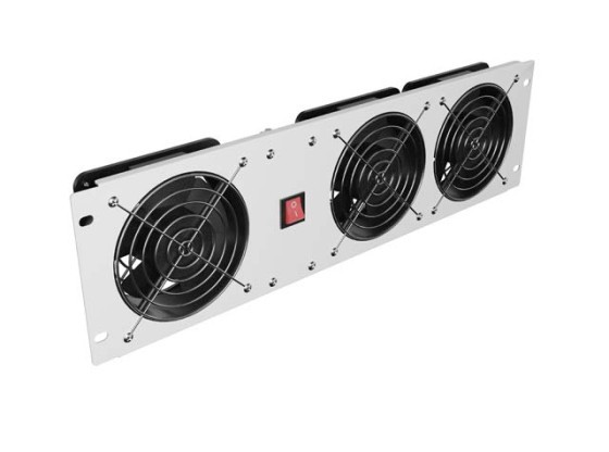 ΚΆΘΕΤΟΣ ΠΊΝΑΚΑΣ ΕΞΑΕΡΙΣΜΟΎ 19" 3U ΓΙΑ RACK ΤΡΕΙΣ ΑΝΕΜΙΣΤΉΡΕΣ 230V ΓΚΡΙ LANBERG