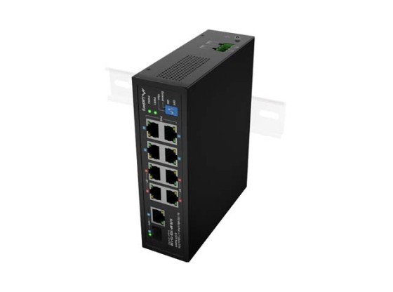 ΔΙΑΚΌΠΤΗΣ LANBERG ILFE-8P-1GE-1S-120 LIGHT INDUSTRIAL POE 4XBT 4XAT SFP+ETH DIN FAST ETHERNET