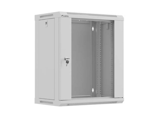 ΡΆΦΙ ΕΓΚΑΤΆΣΤΑΣΗΣ 19" 12U 540X350 ΓΚΡΙ ΓΥΆΛΙΝΗ ΠΌΡΤΑ LANBERG (ΕΠΊΠΕΔΗ ΣΥΣΚΕΥΑΣΊΑ)