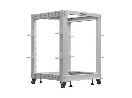 ΑΝΟΙΧΤΌ ΡΆΦΙ 19" 15U 600X600-1100 ΡΥΘΜΙΖΌΜΕΝΟ ΓΚΡΙ LANBERG