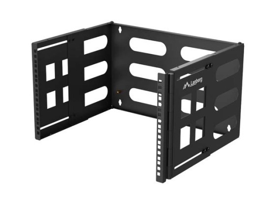 ΕΠΊΤΟΙΧΗ ΒΆΣΗ 19" 6U RACK 497X400/240 ΜΑΎΡΟ LANBERG