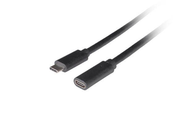 ΚΑΛΏΔΙΟ ΕΠΈΚΤΑΣΗΣ USB-C M/F 3.1 0.5M ΜΑΎΡΟ LANBERG