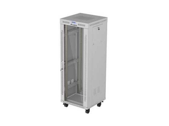 RACK ΕΓΚΑΤΆΣΤΑΣΗΣ 19" 32U 600X600 ΓΚΡΙ ΓΥΆΛΙΝΗ ΠΌΡΤΑ LCD LANBERG (ΕΠΊΠΕΔΗ ΣΥΣΚΕΥΑΣΊΑ) V2