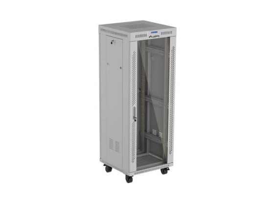 RACK ΕΓΚΑΤΆΣΤΑΣΗΣ 19" 32U 600X600 ΓΚΡΙ ΓΥΆΛΙΝΗ ΠΌΡΤΑ LCD LANBERG (ΕΠΊΠΕΔΗ ΣΥΣΚΕΥΑΣΊΑ) V2