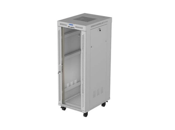 RACK ΕΓΚΑΤΆΣΤΑΣΗΣ 19" 32U 600X800 ΓΚΡΙ ΓΥΆΛΙΝΗ ΠΌΡΤΑ LCD LANBERG (ΕΠΊΠΕΔΗ ΣΥΣΚΕΥΑΣΊΑ) V2