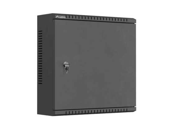 Περίβλημα εγκατάστασης TPR 10" με πλέγμα 400x400x140, μαύρο, LANBERG (συναρμολογημένο)