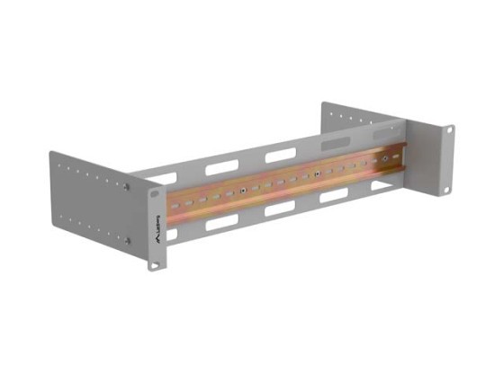 ΡΑΓΑ ΣΤΕΡΕΩΣΗΣ DIN TS-35 19" 2U ΓΚΡΙ LANBERG