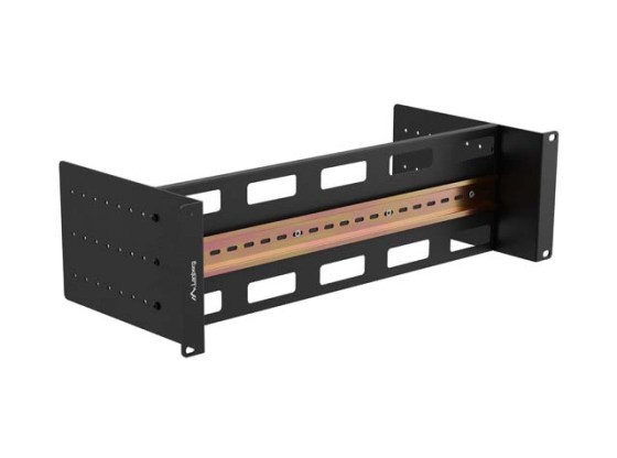 ΡΑΓΑ ΣΤΕΡΕΩΣΗΣ DIN TS-35 19" 3U ΜΑΥΡΗ LANBERG