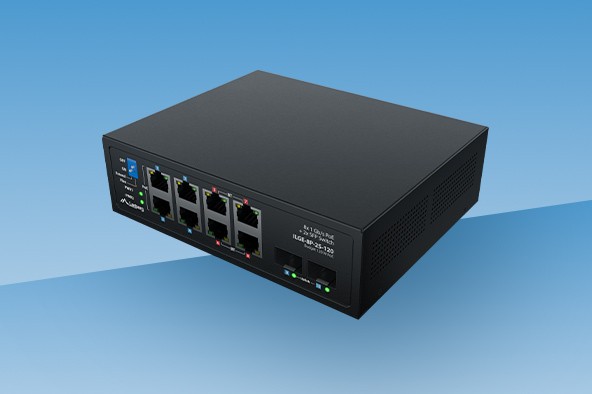 Lanberg ILGE-8P-2S-120 - ένα συμπαγές Light Industrial-class PoE switch για σύγχρονες εγκαταστάσεις