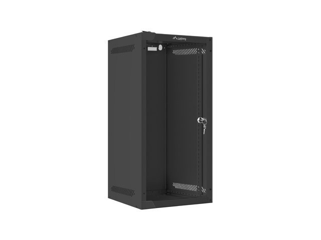 RACK CABINET 10" ΕΠΙΤΟΊΧΙΟ 12U/280X310 (FLAT PACK) ΜΕ ΓΥΆΛΙΝΗ ΠΌΡΤΑ ΜΑΎΡΟ LANBERG